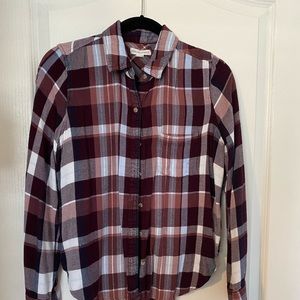 Maroon flannel